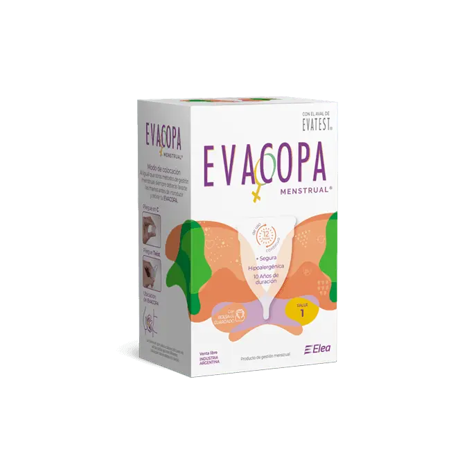 Caja de la copa menstrual EVACOPA talla 1